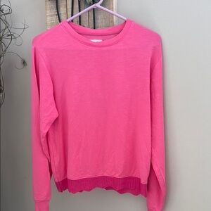 Gray State Vibrant Pink Long Sleeve Top size 1(small) NWT